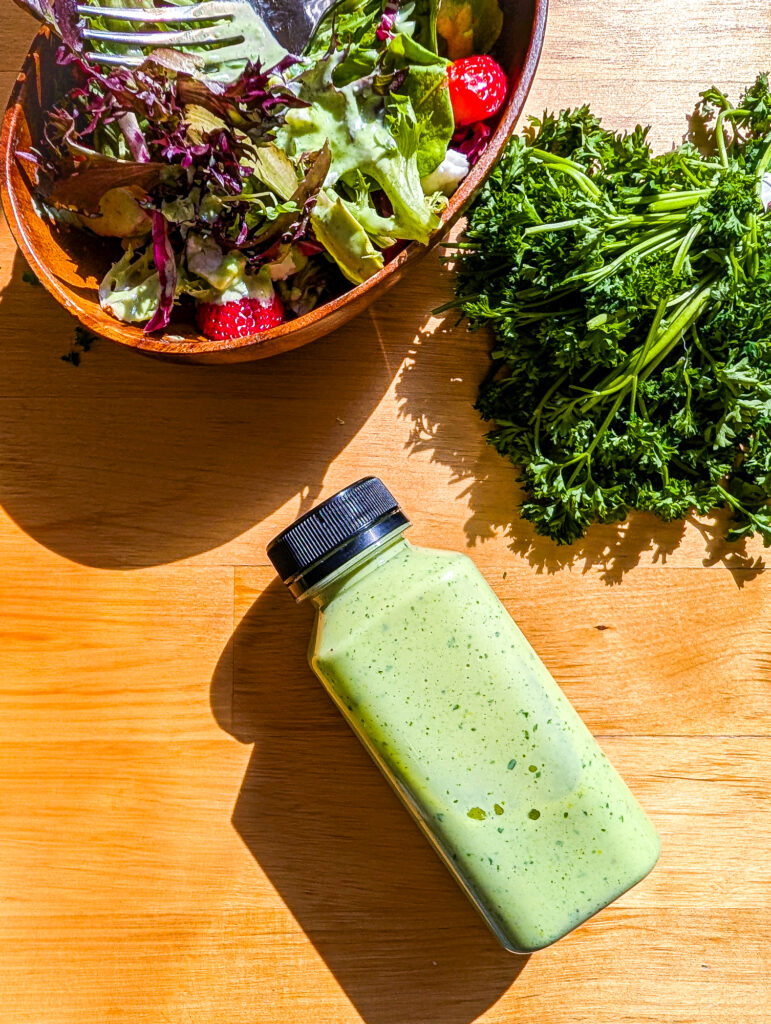 Silken Tofu Green Goddess Dressing Silken Tofu Green Goddess Dressing